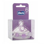 Chicco Tétine Silicone Step Up 3 – Flux Rapide – 2 Pièces
