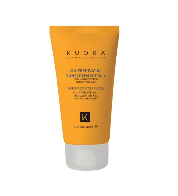 sunscreenoilfree.png KUORA ECRAN SOLAIRE OIL FREE INVISIBLE SPF 50+ 50 ML – Image 1