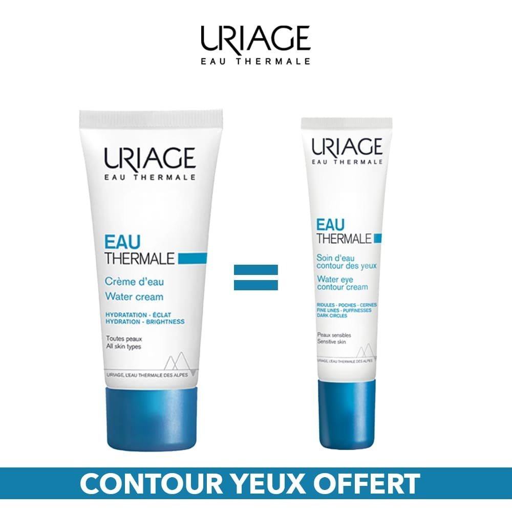 uriagec_1.jpg URIAGE EAU THERMALE CREME D'EAU 40ml = Eau Thermale Contour Yeux offert – Image 1