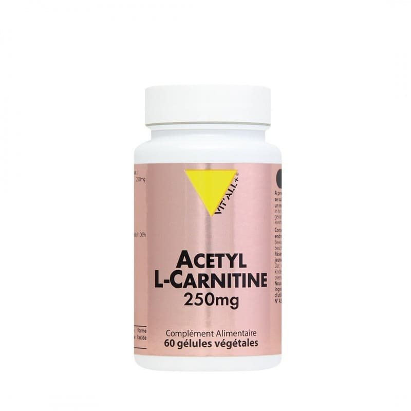 vit-all-acetyl-l-carnitine-250mg-60-gelules_1.jpg VIT'ALL + Acétyl L-Carnitine 250Mg 60 Gélules – Image 1