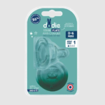 Dodie Tétine Plate Sens + Anti Colique D1 + 18M X2