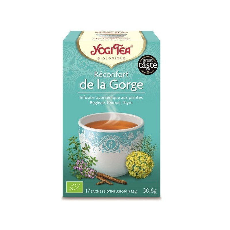 yogi-tea-reconfort-de-la-gorge-17x2-g-reglisse-fenouil-thym-cannelle-1.jpg YOGI TEA RECONFORT DE LA GORGE 17 sachets – Image 1