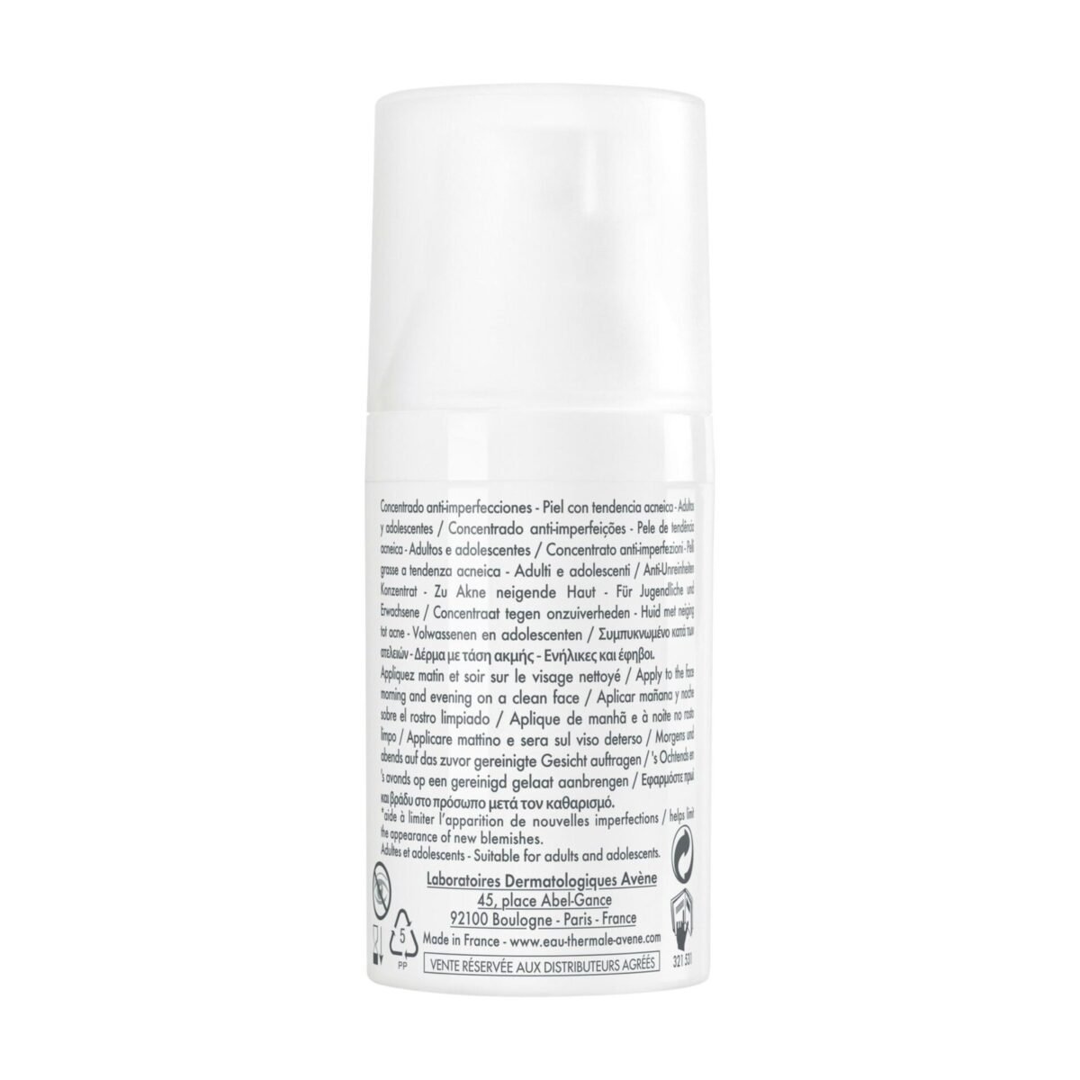 EAU THERMALE AVÈNE Cleanance Comedomed Concentré Anti Imperfections 30ml – Image 7