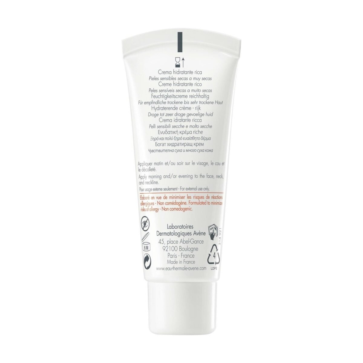Eau Thermale Avène Hydrance Riche Crème Hydratante – 40ml – Image 3