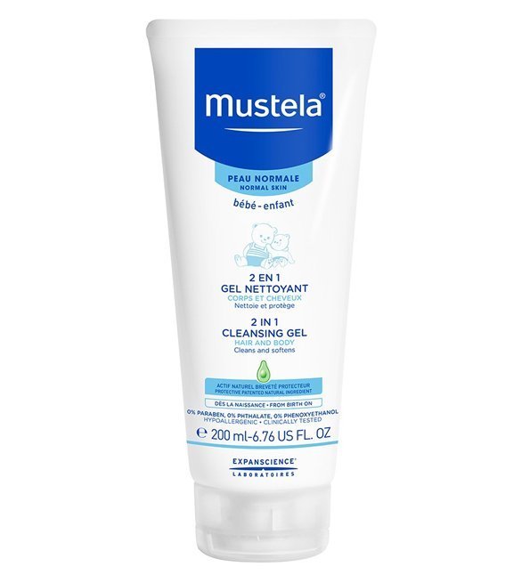 3504105028183-1.jpg Mustela Gel Nettoyant 2 en 1 – 200 ml – Image 1