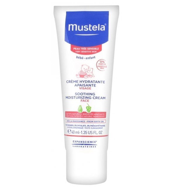 3504105029982-1.jpg Mustela Crème Hydratante Apaisante – 40 ml – Image 1