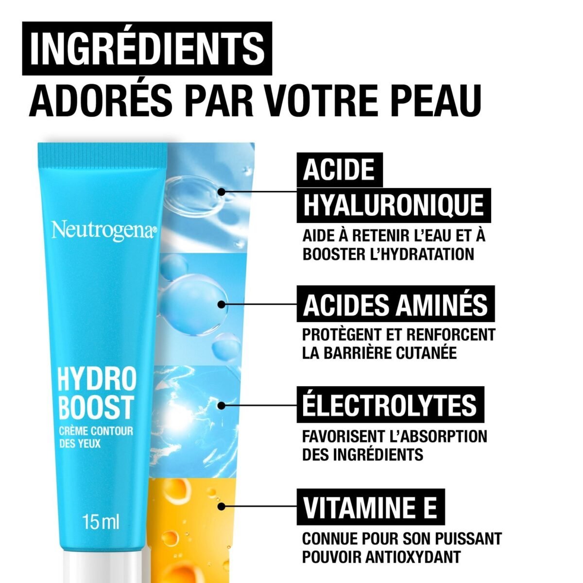 NEUTROGENA Gel Crème Yeux Hydro Boost 15ml – Image 4