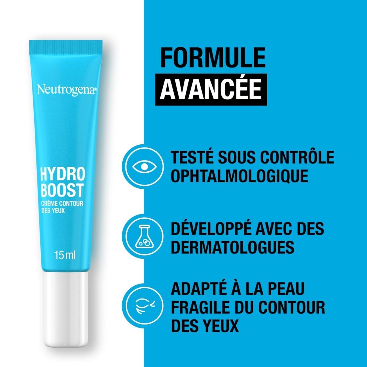 NEUTROGENA Gel Crème Yeux Hydro Boost 15ml – Image 6