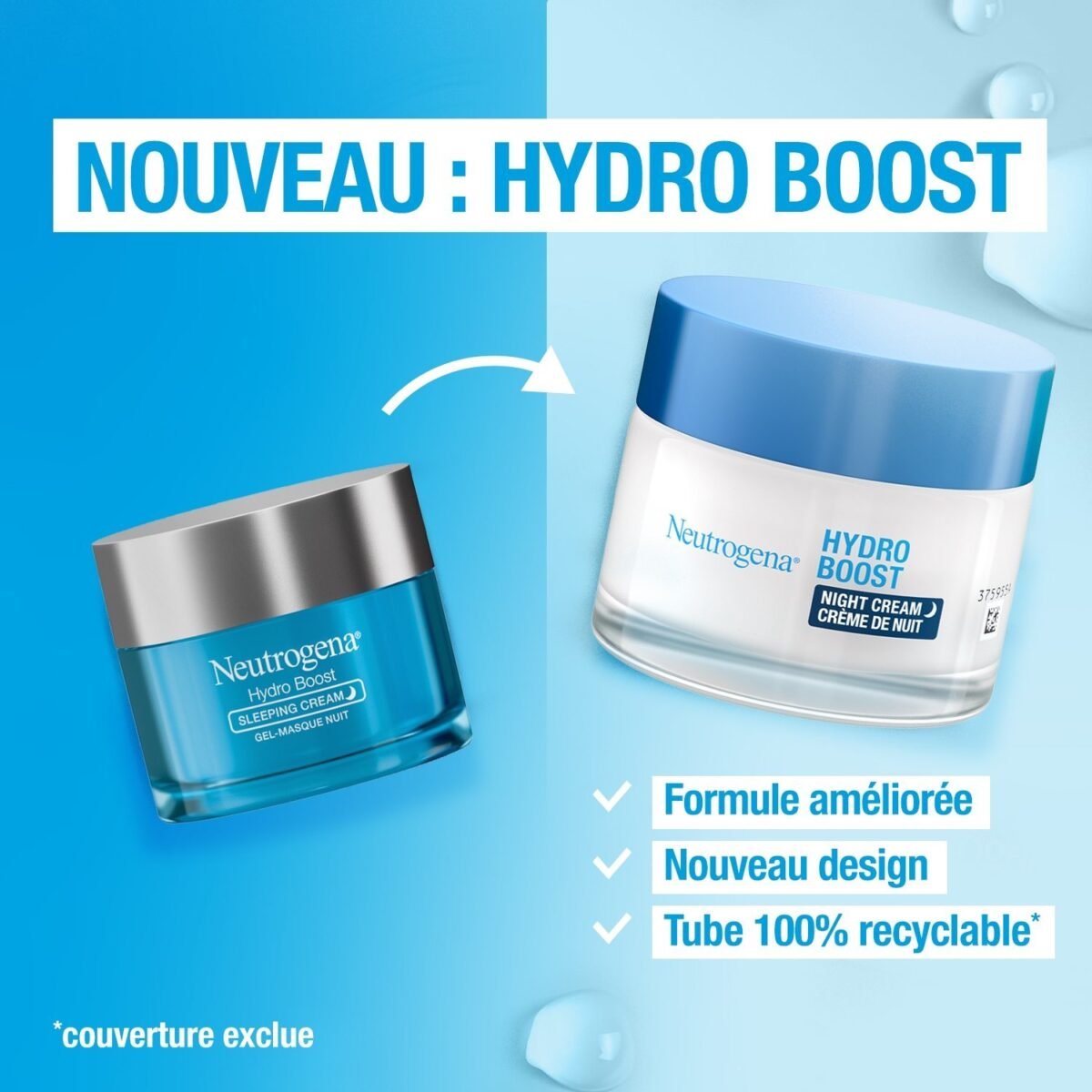 Neutrogena Hydro Boost Crème de Nuit 50ml – Image 9