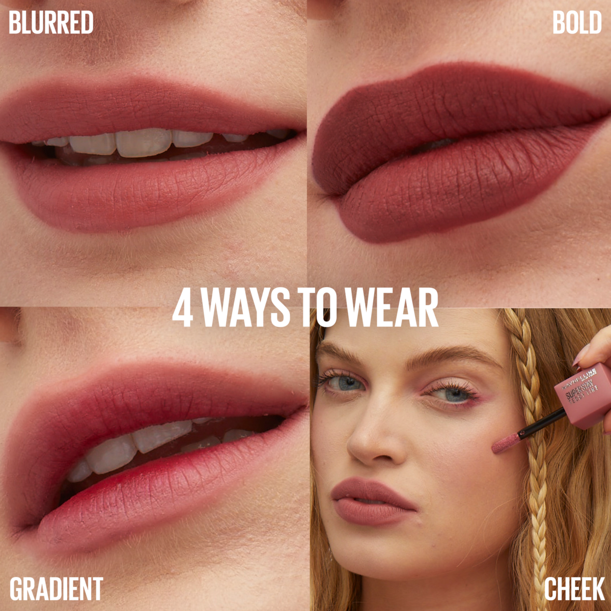 Maybelline SuperStay Teddy Tint LIQUID LIP TINT 35 July Forever 5ml – Image 3