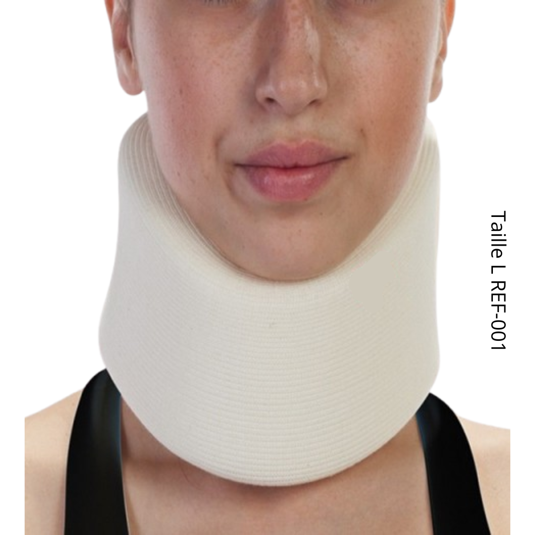 ANNAFIX-Collier-Cervical-Mousse-Blanc-Taille-Large-REF-001.png ANNAFIX Collier Cervical Mousse Blanc Taille Large REF-001 – Image 1