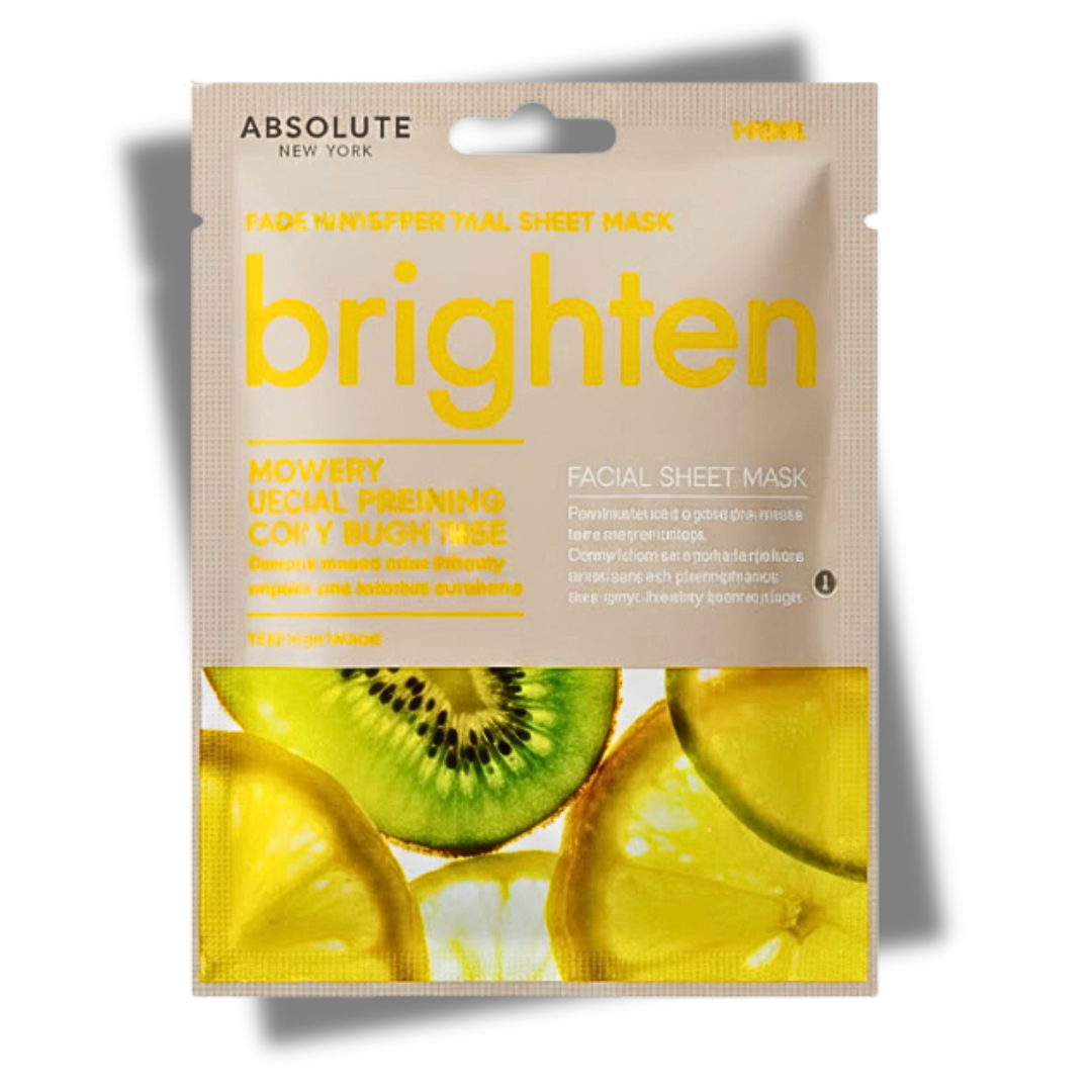Absolute-Brightening-Facial-Sheet-Mask-1.png Absolute New York Brightening Facial Sheet Mask – Image 1