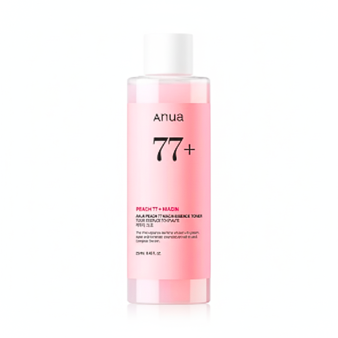 Anua-Peach-77-Niacin-Essence-Toner-250ml.png Anua Peach 77 Niacin Essence Toner 250ml – Image 1
