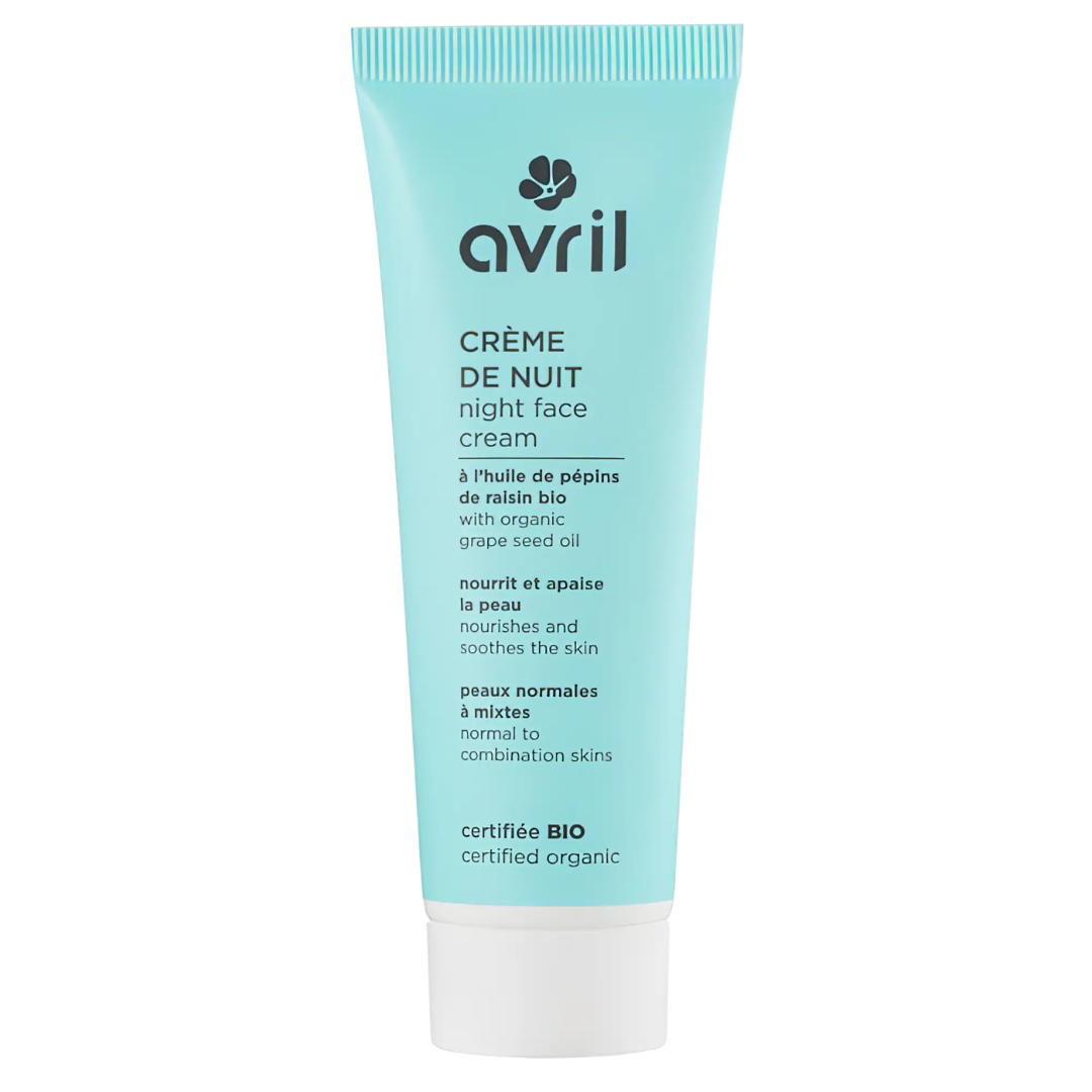 Avril-Creme-de-Nuit-PNM-50ml.png Avril Crème de Nuit Peaux Normales & Mixtes 50ml – Image 1