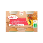 BABYBIO POT MIRABELLE POMME 2 x 130G