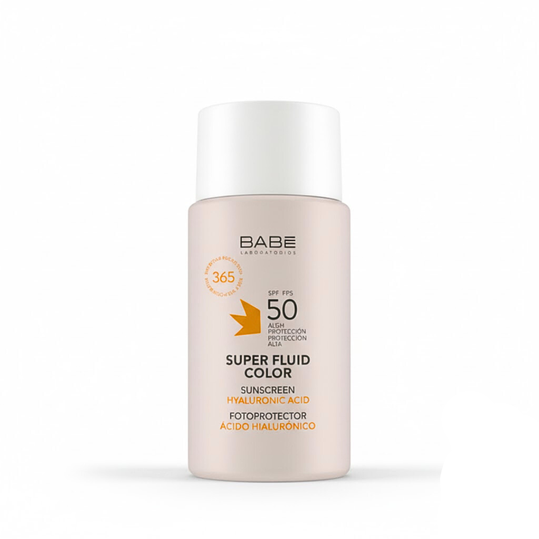 Babe-Super-Fluid-Color-Spf50-50ml.png Babe Super Fluid Color Spf50+ 50ml – Image 1