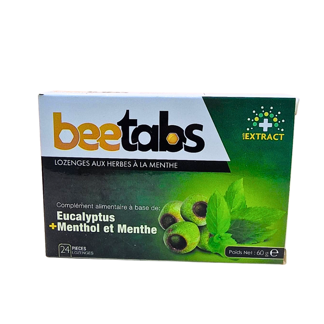Beetabs-Pastilles-Menthe-24pcs.png Beetabs Pastilles Menthe 24 Pieces – Image 1
