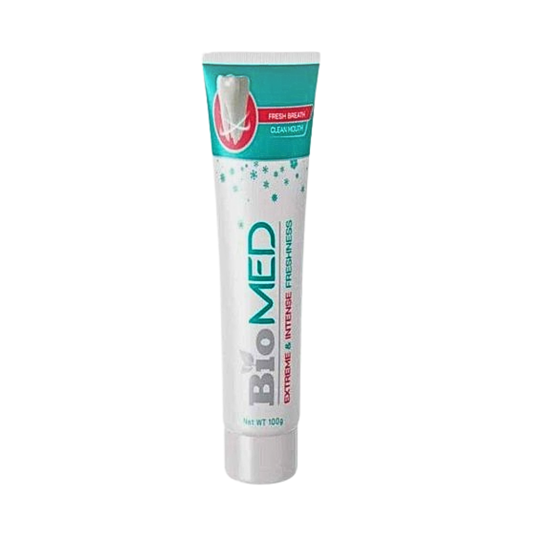 Biomed-Dent-Extreme-Intense-Freshness-100g.png Biomed Dentifrice Extreme & Intense Freshness 100g – Image 1
