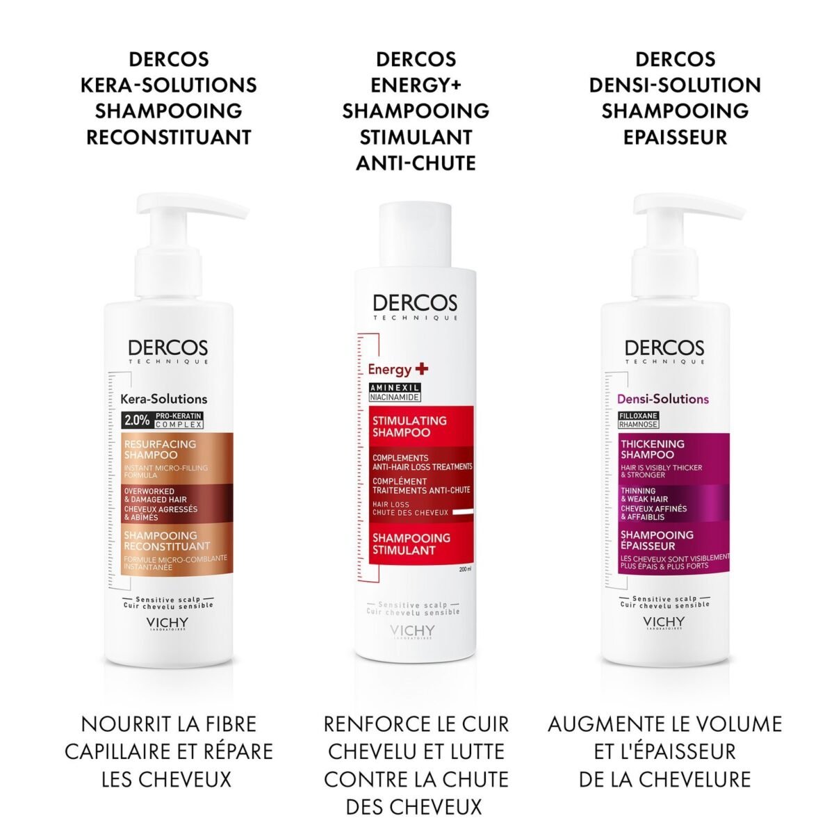 Vichy Dercos Technique ENERGY+ Shampooing Stimulant Anti-Chute | 200ml = 1 Shampooing miniature Offert – Image 10