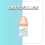 Dodie Biberon Sens+ Verre 150ml Beige 0-6m Tetine Plat D1 – DESTOCKAGE