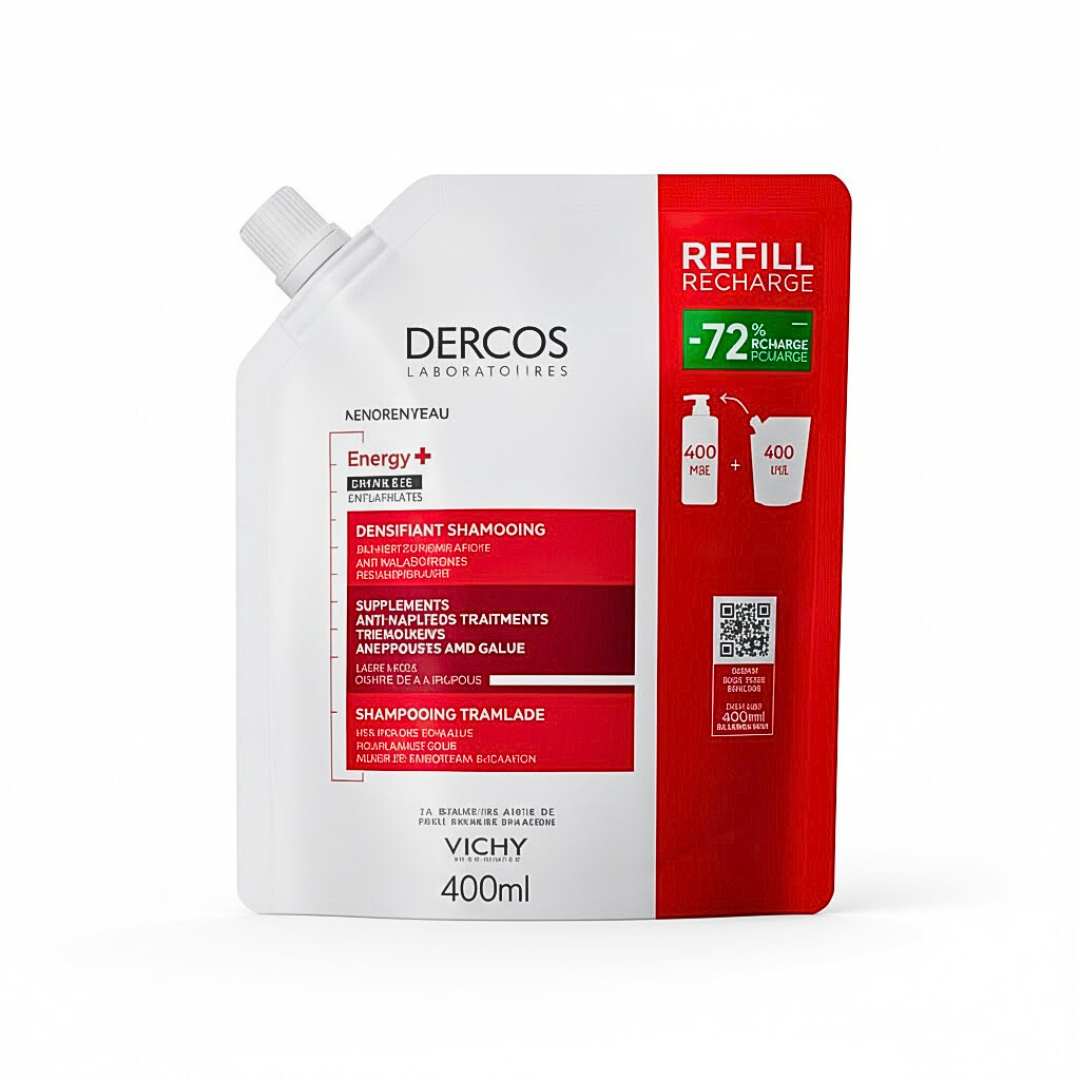 Dercos-Shamp-Energisant-Refill-Recharge-400ml.png Vichy Dercos Shampoing Energisant+ Refill Recharge 400ml – Image 1