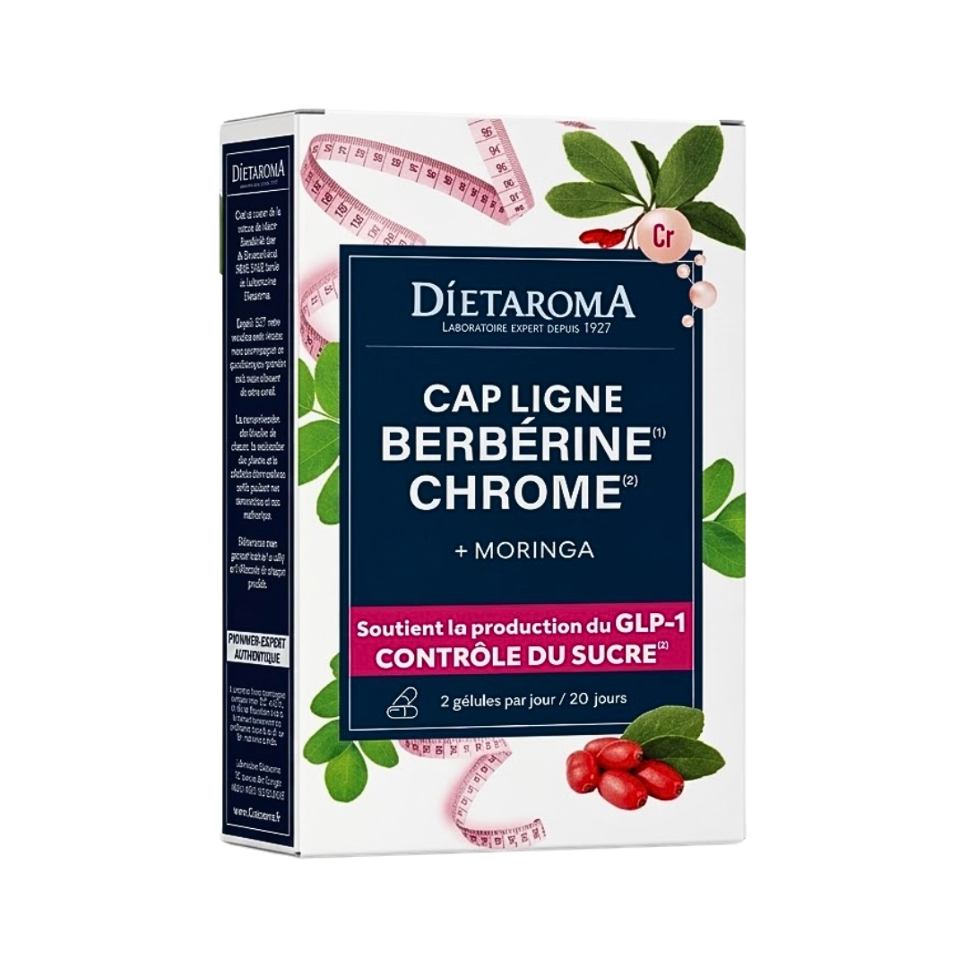 Dietaroma-Cap-Ligne-Berberine-Chrome-40-gelules.png Dietaroma Cap Ligne Berberine Chrome 40 Gelules – Image 1