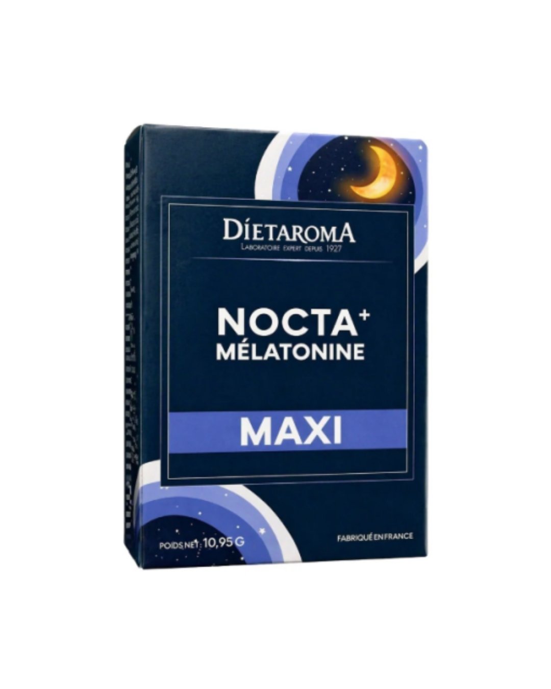 Dietaroma-Nocta-Melatonine-Maxi.jpg Dietaroma Nocta+ Melatonine Maxi 40 Comprimes – Image 1