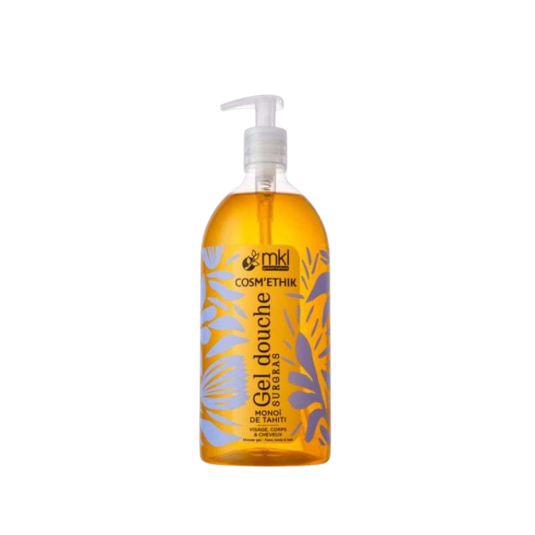 Elba-lait-bronzant-protecteur-spf30-100ml-2025-04-25T115032.399.png MKL Cosm’ethik Gel Douche Monoi Des Iles Bio 1L – Image 1