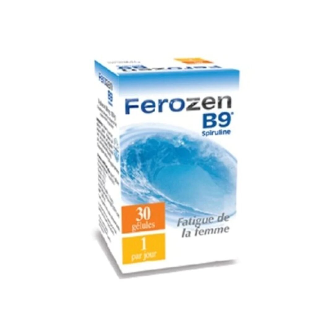 Ferozen-B9-Bte30.jpg Ferozen B9 Boite 30 Gélules – Image 1