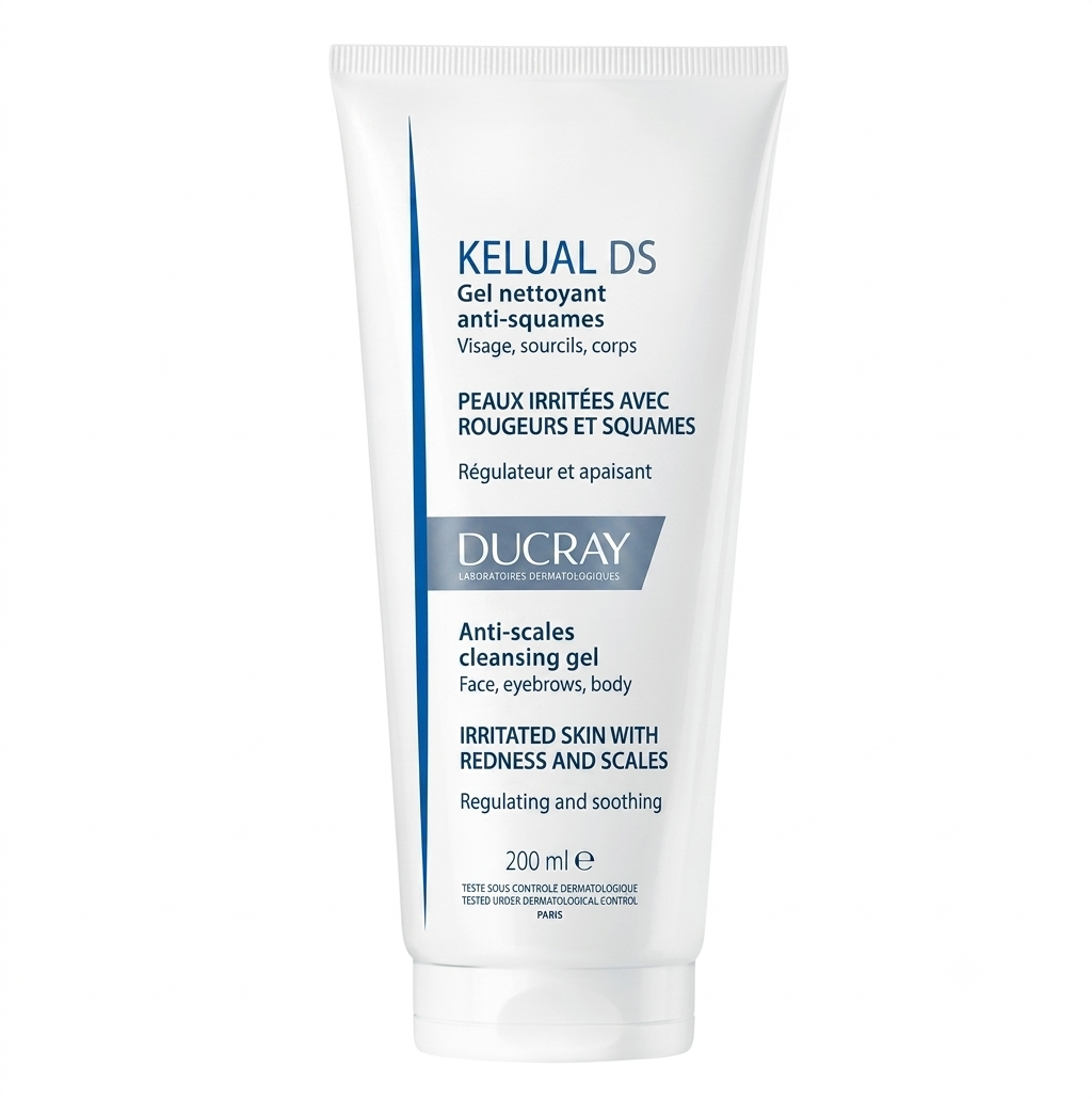 Gemini_Generated_Image_ad14pjad14pjad14.png Ducray Kelual Ds Gel Nettoyant 200ml – Image 1