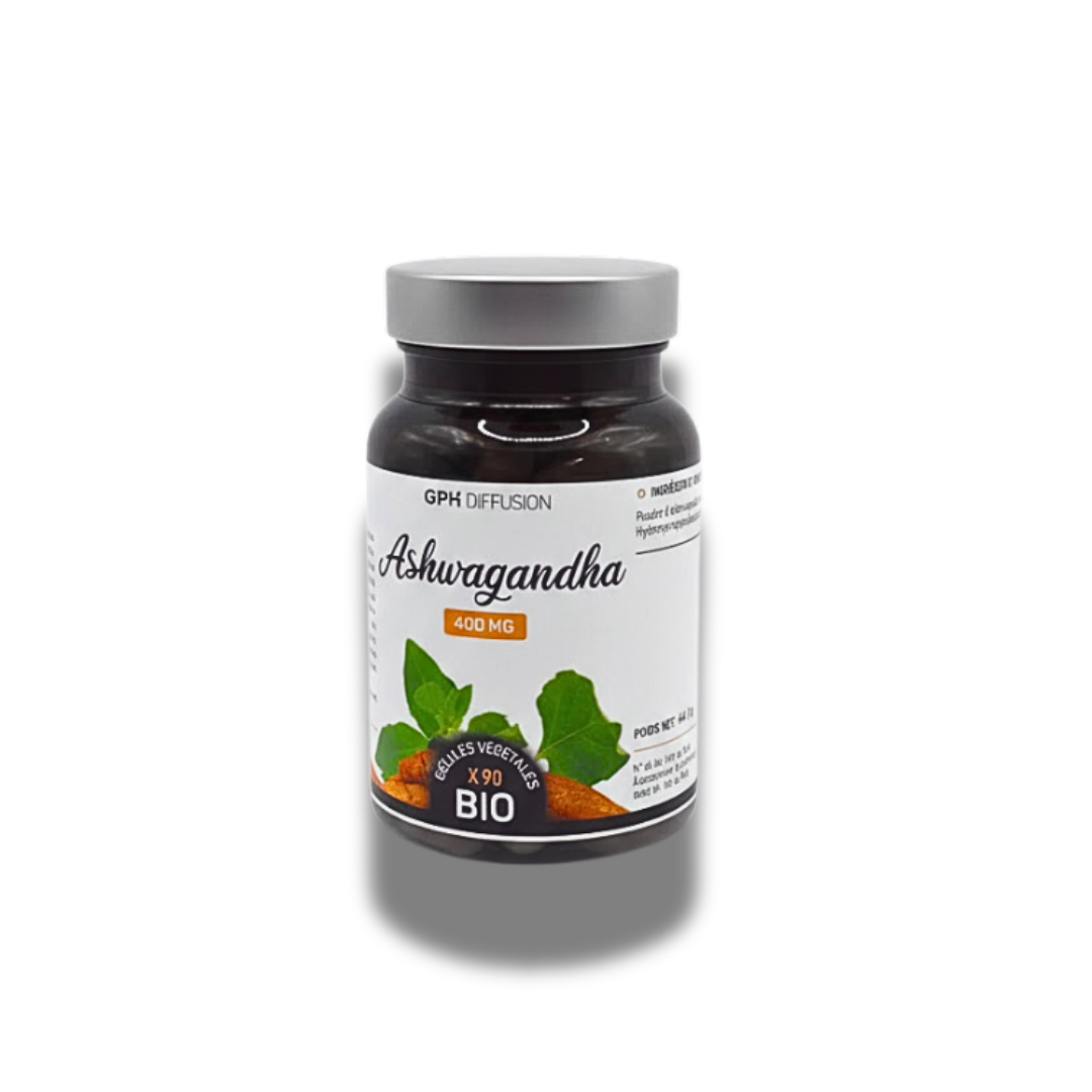Gph-Ashuwagandha-90gelules.png GPH Diffusion Ashuwagandha 90 Gelules – Image 1