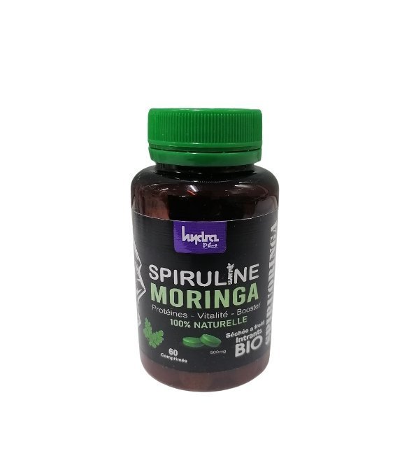 HYDRA-PLUS-4-1.jpg Hydra plus Spiruline Moringa 120 Comprimes – Image 1