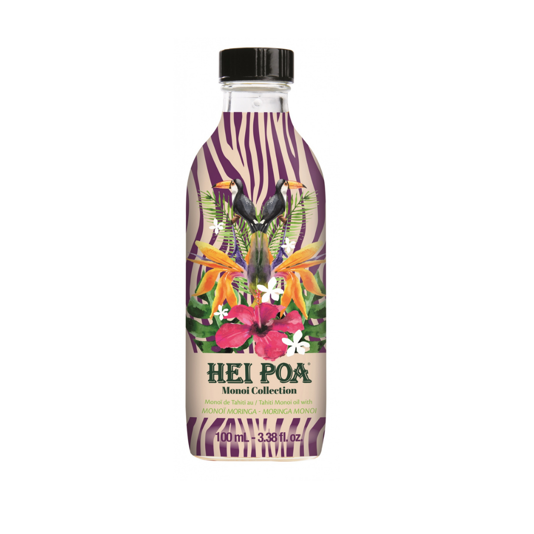 Hei-Poa-collector-monoi-moringa-100ml.png Hei Poa Collector Monoi Moringa 100ml – Image 1