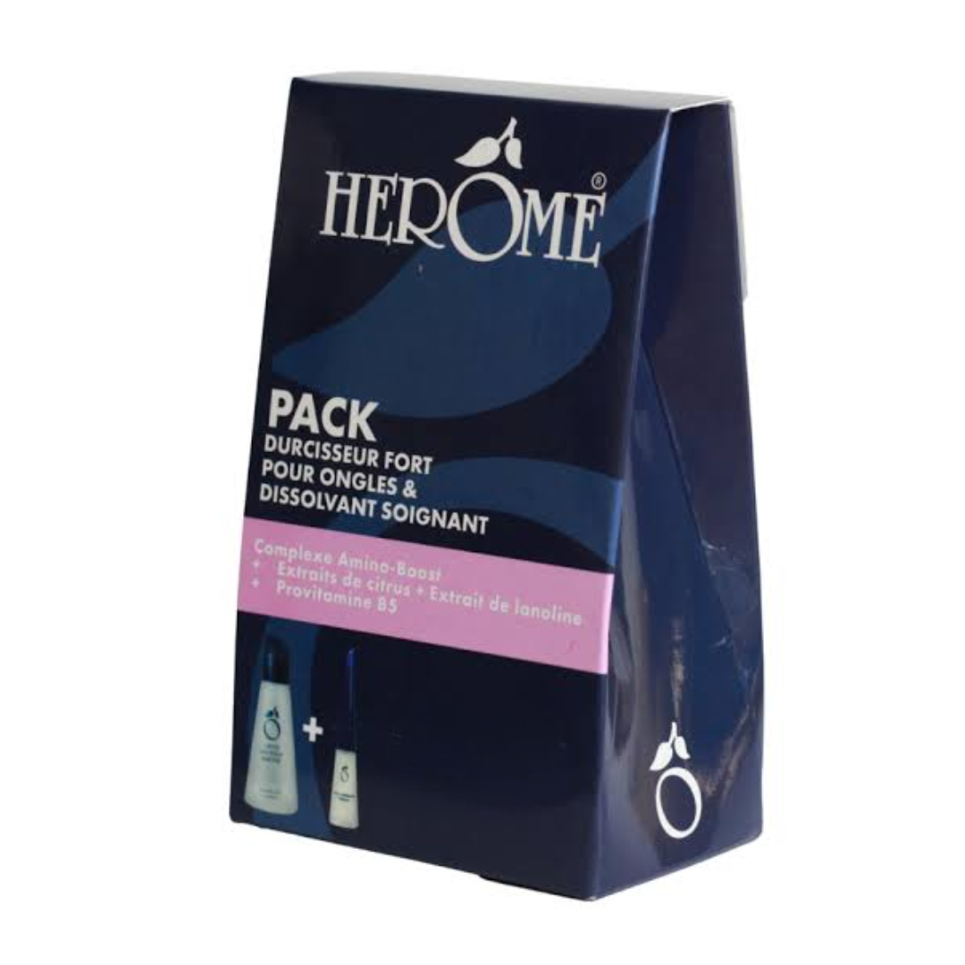 Herome-Pack-Durcisseur-Fort-Pour-Ongles-Dissolvant-1.png Herome Pack Durcisseur Fort Pour Ongles + Dissolvant – Image 1