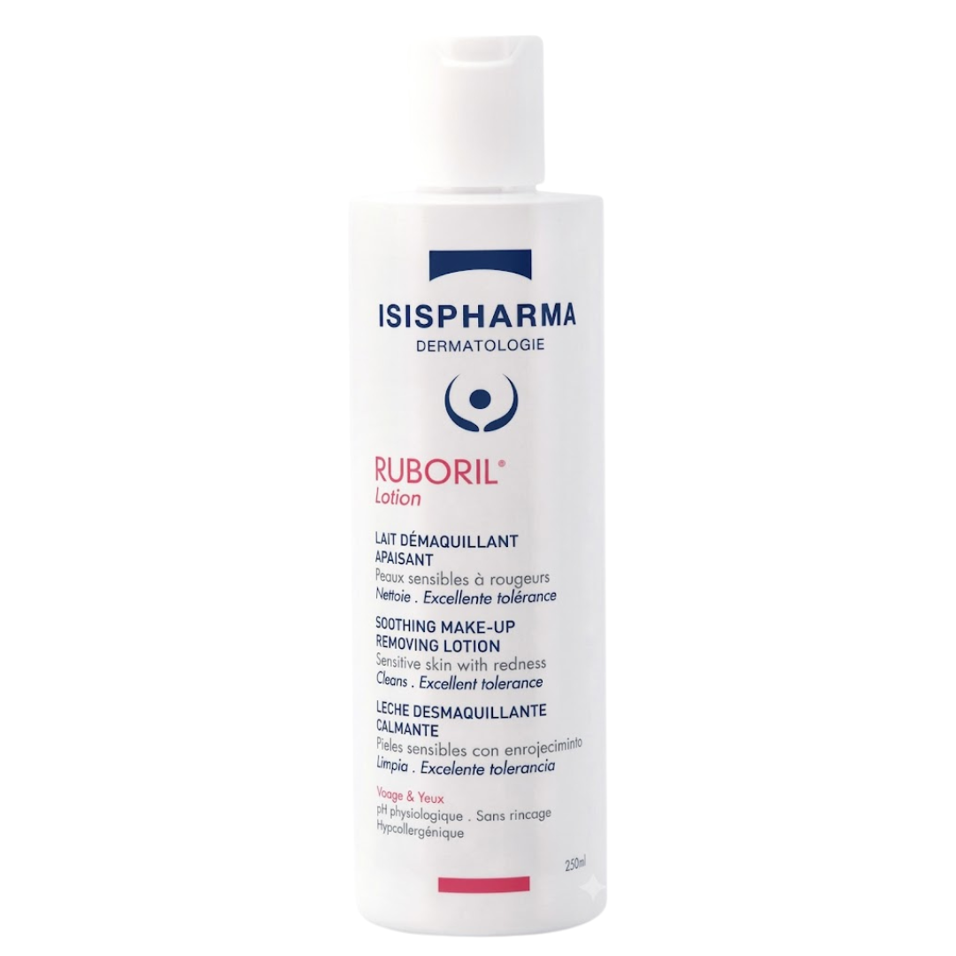 Isis-Ruboril-lotion-lait-demaquillant-250Ml.png Isispharma Ruboril Lotion Lait Demaquillant 250Ml – Image 1
