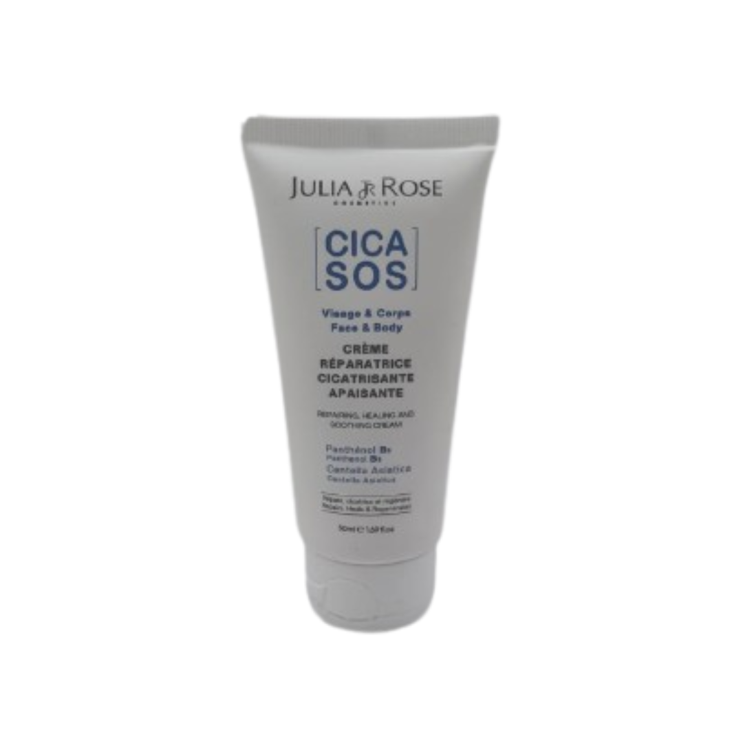 Julia-Rose-Cica-Sos-Creme-Reparatrice-Cicatrisante-ApaisanteB5-50ml.png Julia & Rose Cica Sos Creme Reparatrice Cicatrisante Apaisante+B5 50ml – Image 1