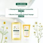 Klorane – Shampoing Reflets Blonds à la Camomille cheveux blonds à châtains – Éclaircissant 400 ml – Image 4