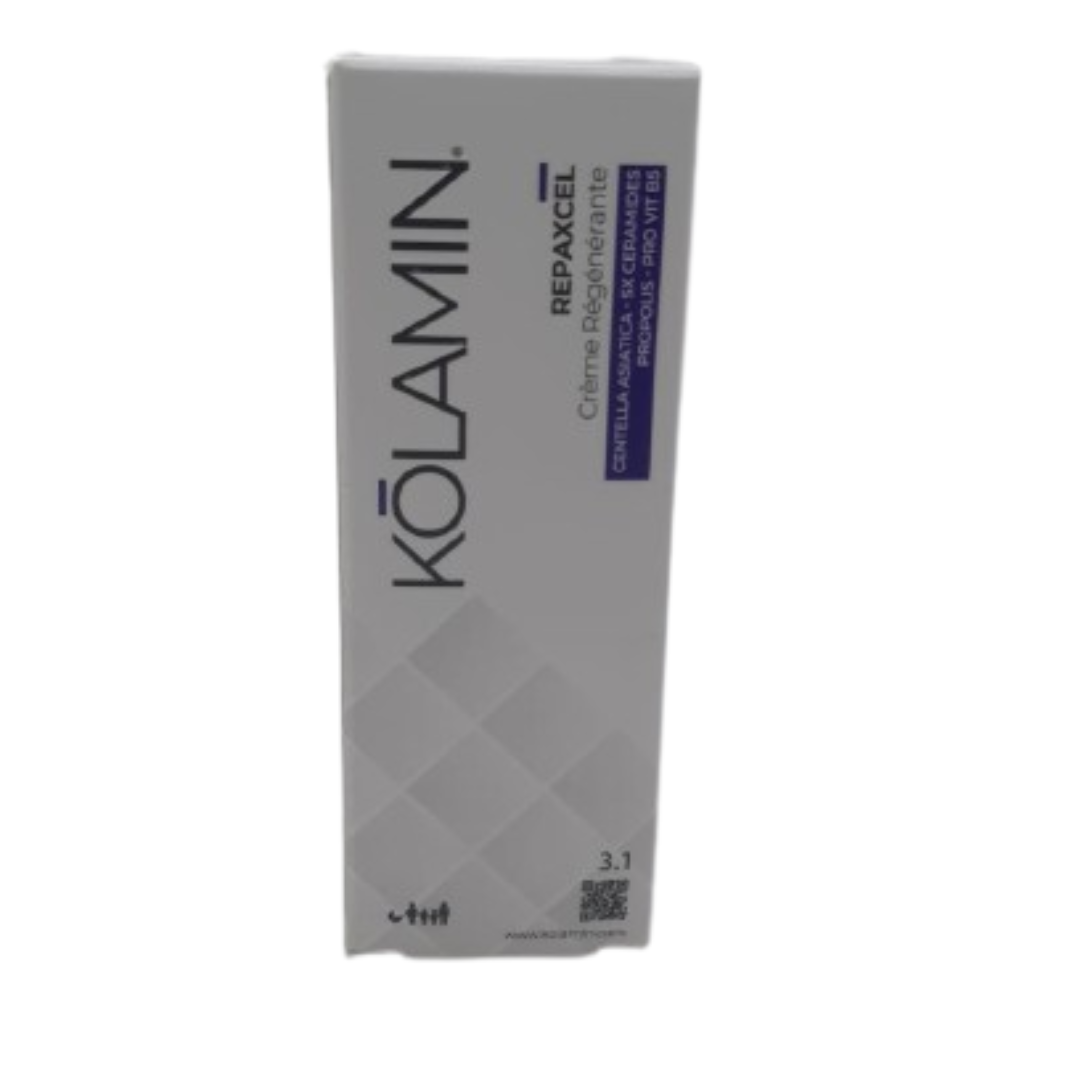 Kolamin-Repaxcel-Creme-Regenerante-50ml.png Kolamin Repaxcel Creme Regenerante 50ml – Image 1
