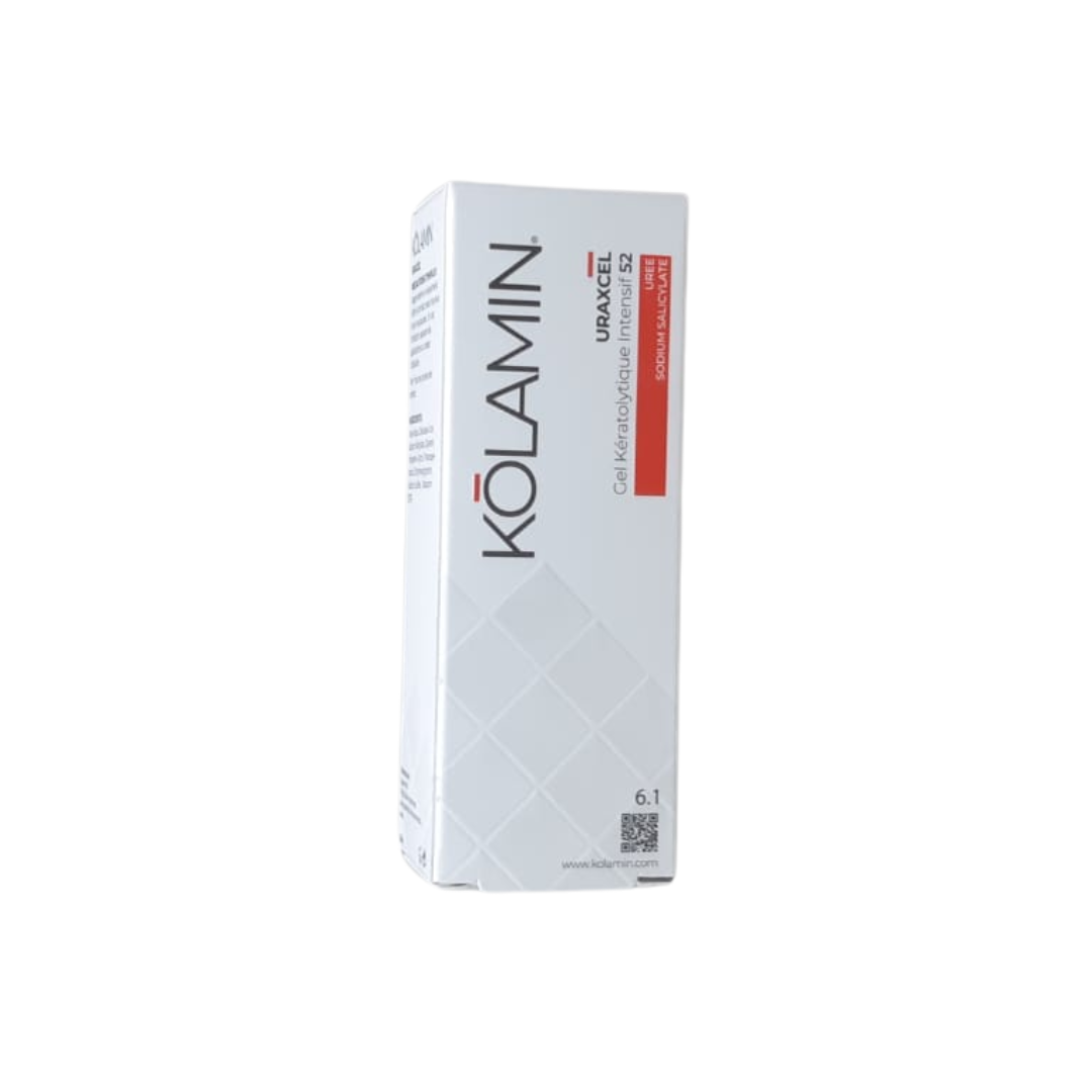 Kolamin-Uraxcel-Gel-Keratolytique-Intensif-52-50ml.png Kolamin Uraxcel Gel Keratolytique Intensif 52 50ml – Image 1