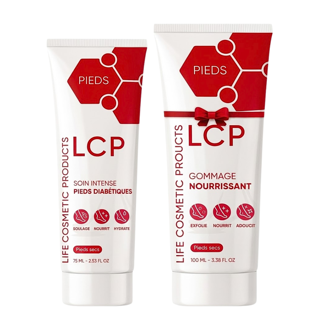 LCP-Pack-Pieds-Diabetiques-Soin-Intense-Pieds-75mlGommage-100ml.png LCP Diabetiques Soin Intense Pieds 75ml+Gommage 100ml Pack – Image 1