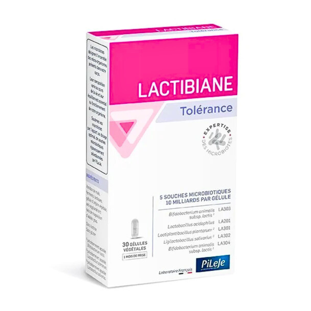 Lactibiane-Tolerance-30gelules.png Lactibiane Tolerance 30 Gelules – Image 1