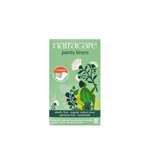 Liners-Curved-natracare-1.jpg NATRACARE PROTEGE SLIP CURVED ANATOMIQUE 30 Unités – Image 1