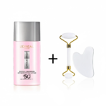L&rsquo;Oreal Paris Glycolic Bright UV spf50+ 50ml+Coffret Guasha Pack