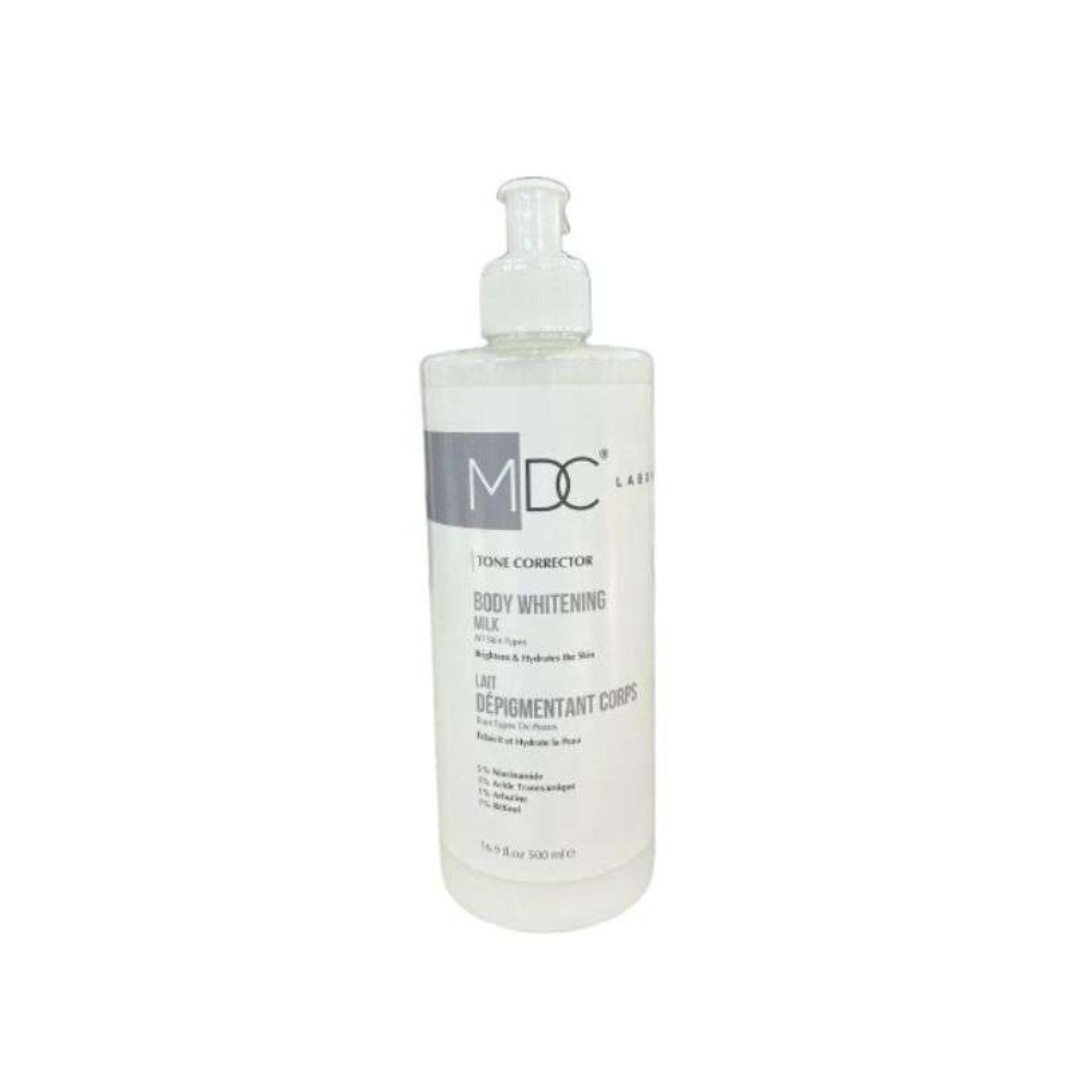 MDC-Tone-Corrector-Body-Whitening-Milk-500ml.png MDC Tone Corrector Body Whitening Milk 500ml – Image 1