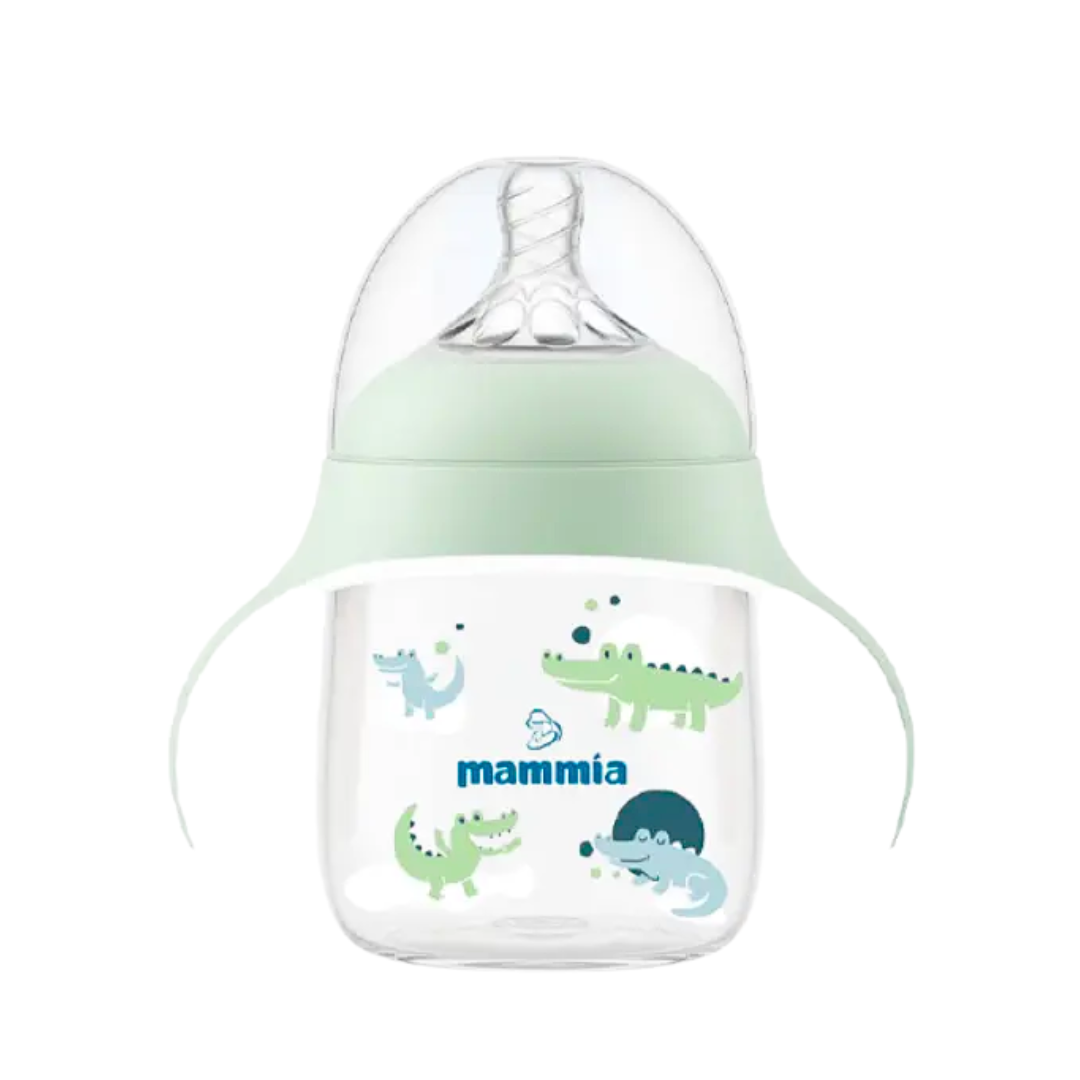 Mammia-Biberon-Evolutif-300ml-1.png Mammia Biberon Evolutif 2 En 1 A Poignée Ergonomique 300ml – Image 1