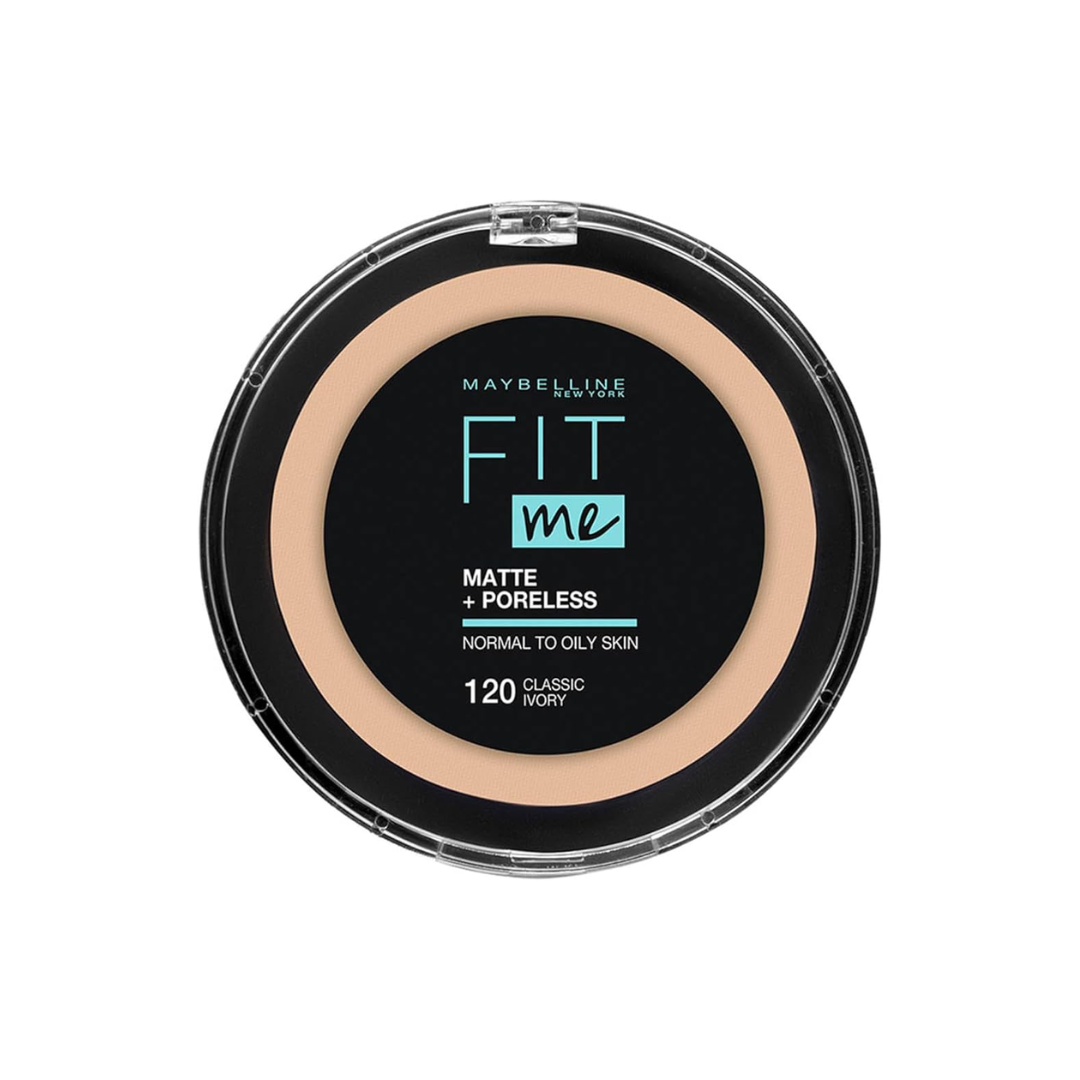 Maybelline-Fit-Me-Powder-Matte-Poreless-Nu-120-30ml-1.png Maybelline Fit Me Powder Matte+ Poreless Nu 120 30ml – Image 1