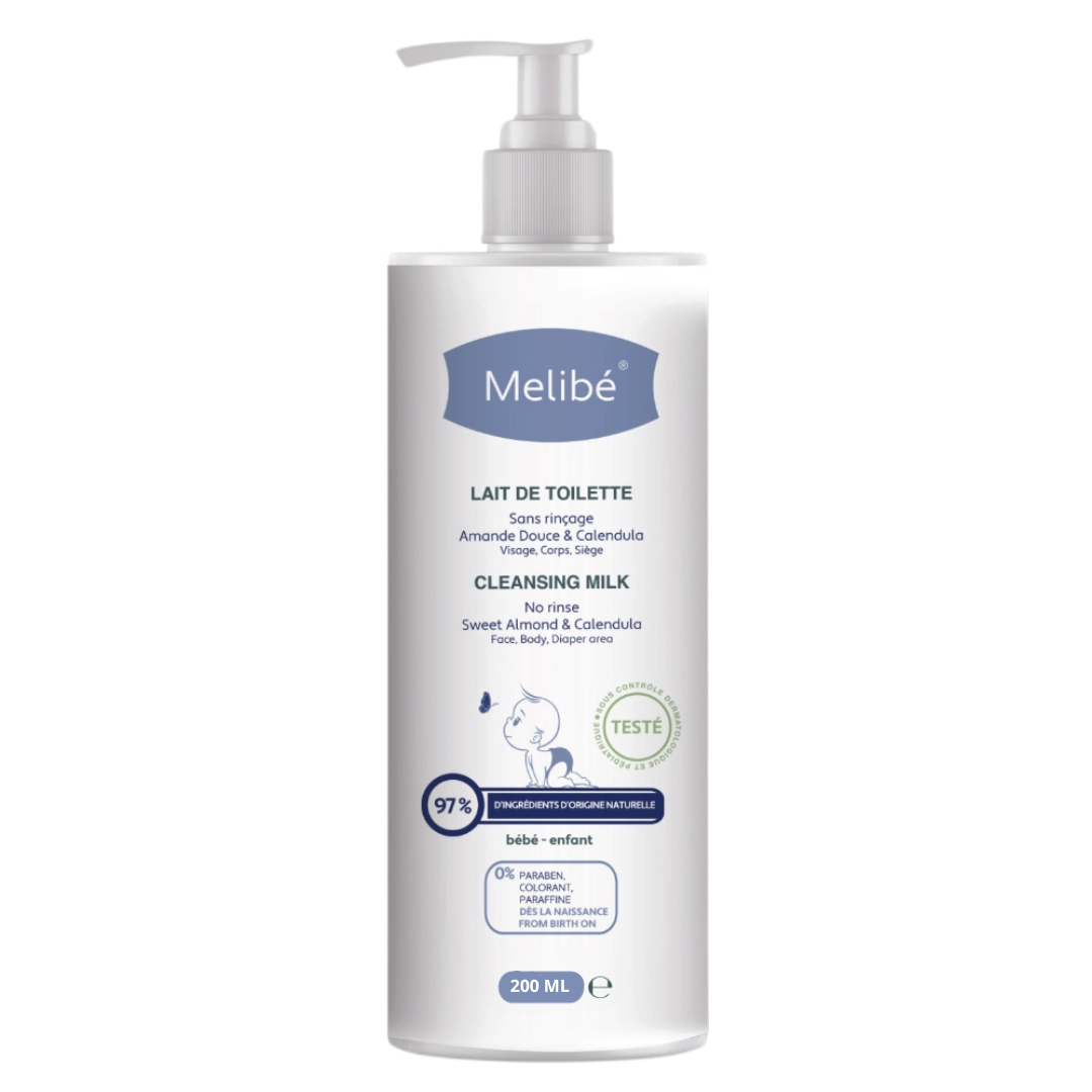 Melibe-bb-lait-de-toilette-200ml-1-1.png Melibé Bebe Lait de Toilette 200ml – Image 1