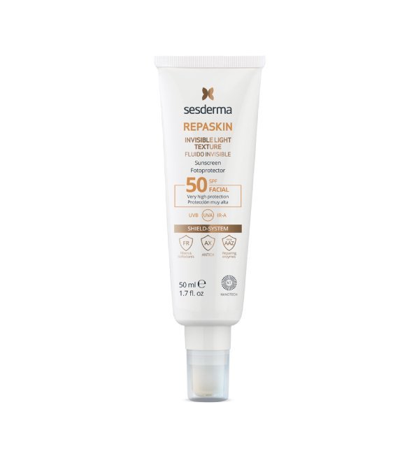 New-Project-3-4-1-1.jpg Sesderma Repaskin Sun Fluide Invisible spf50 50ml – Image 1
