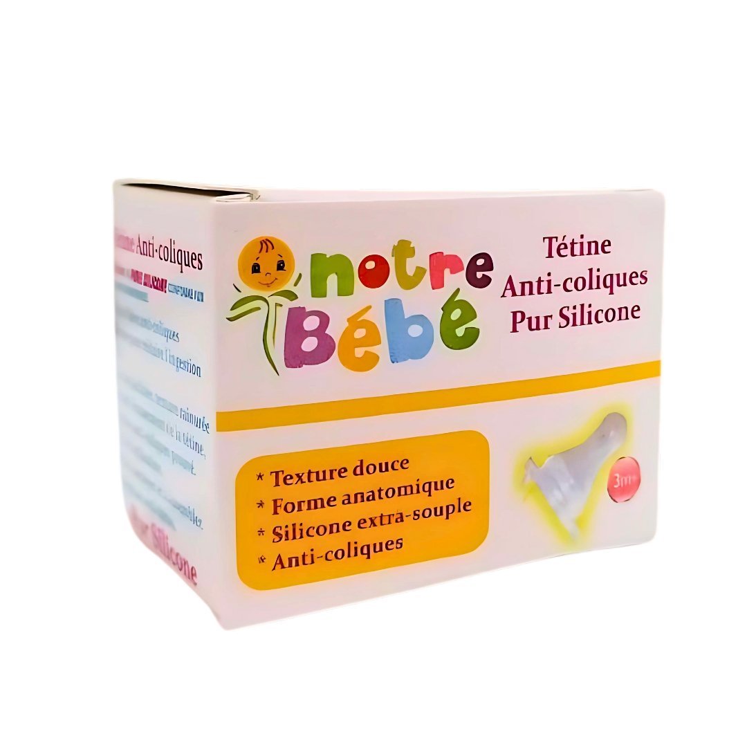 Notre-bebe-Tet-anti-colic-3m-1.jpg Notre Bebe Tetine Anti-Colic +3m – Image 1