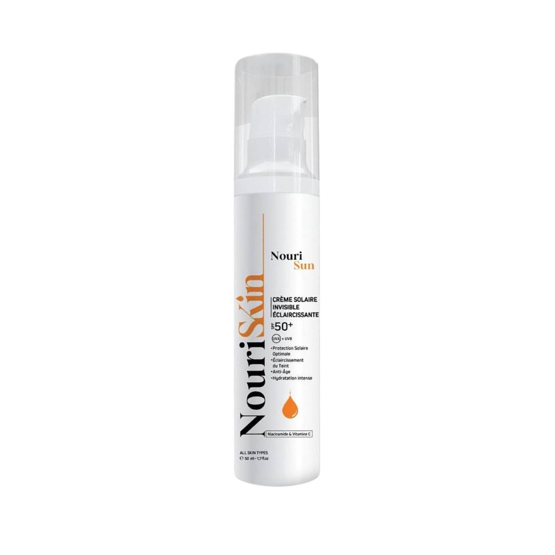 Nouriskin-nouri-sun-Ecran-invisible-eclaircissante-spf50-50ml.png Nouriskin Nouri Sun Ecran Invisible Eclaircissante Spf50+ 50ml – Image 1